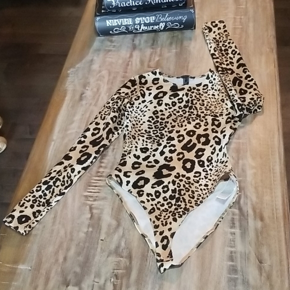 Forever 21 Other - New Forever 21 Cheetah Bodysuit - M